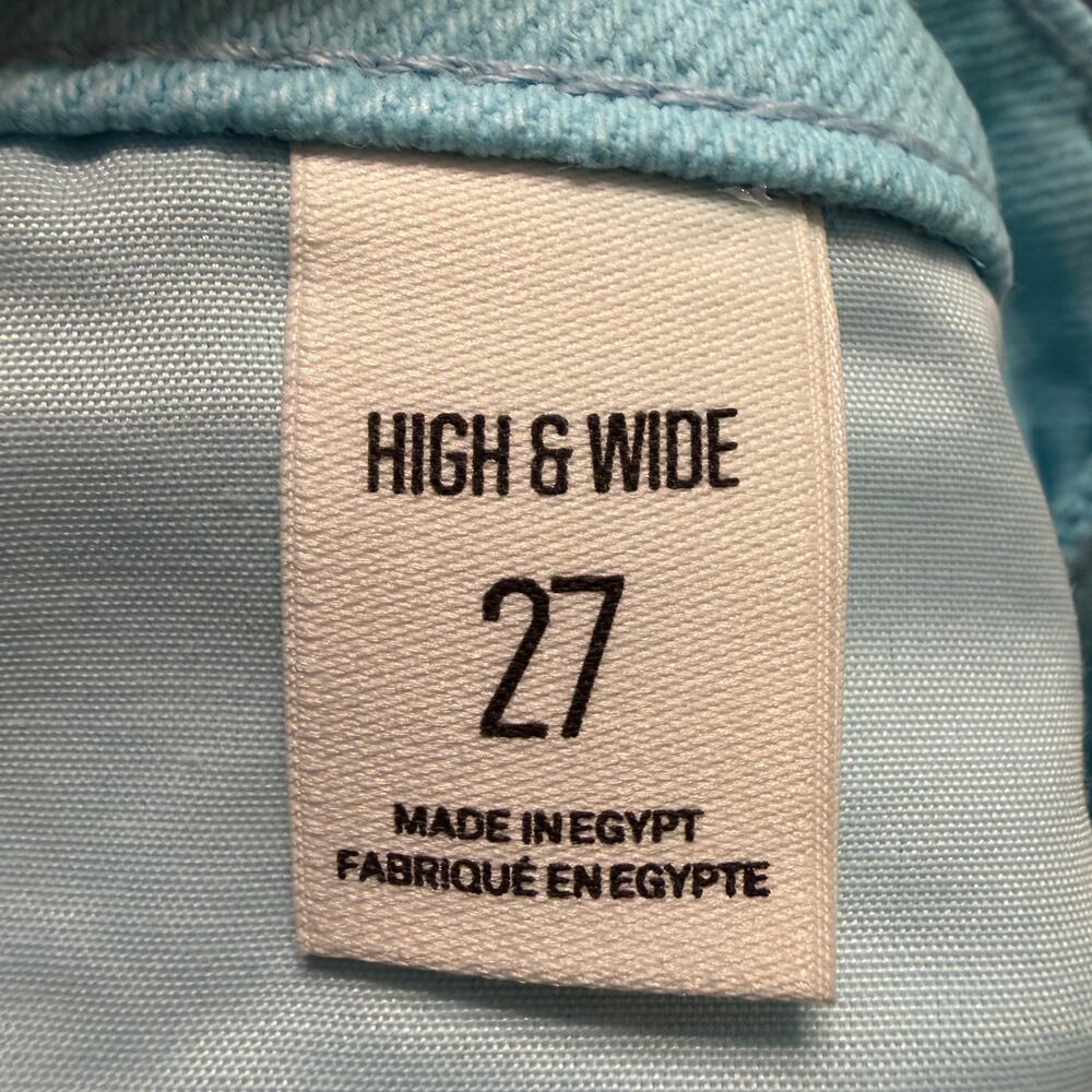 NWT BDG Sky Blue Wideleg Jeans HIGH RISE Size 27 - Picture 8 of 9
